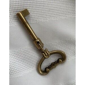 Antique Style Victorian Skeleton Bronze Brass Heart Key Lock Furniture (Austria)